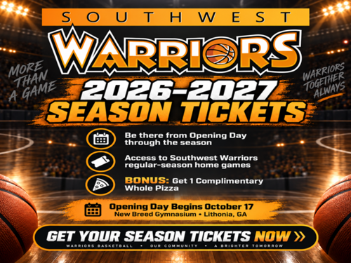 Southwest Warriors Season Tickets 2026-2027  poster