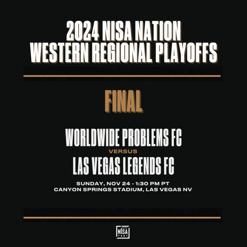 2024 NISA Nation Western Regional Playoffs - Final poster