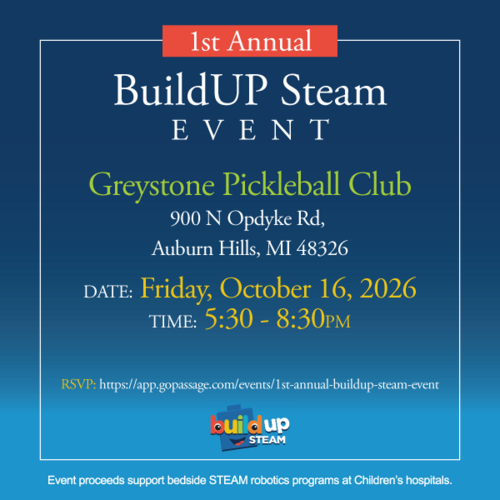 1st Annual Buildup STEAM Event poster