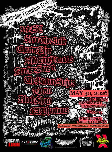 Burning Crawfish Fest 2026 poster