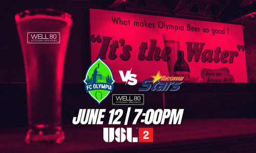 USL 2️⃣ | FC OLYMPIA VS  TACOMA STARS poster