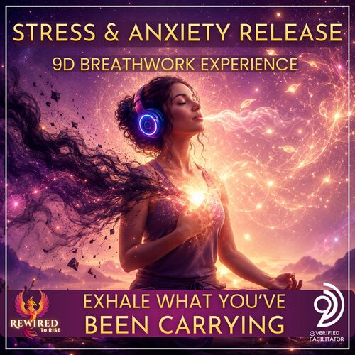 9D Breathwork Orlando: Stress & Anxiety Release poster