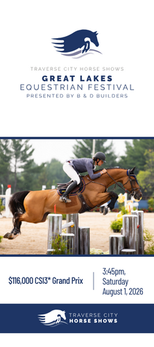International Sport & Rising Stars in Traverse City | $116,000 CSI3* Grand Prix image