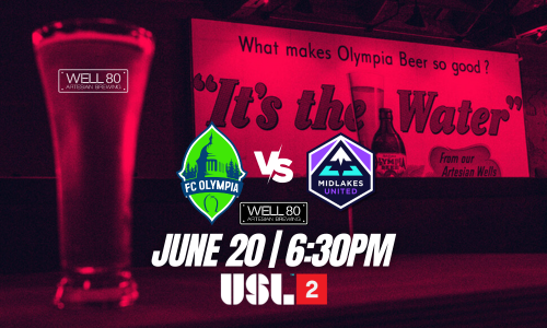 USL 2️⃣ | FC OLYMPIA VS  MIDLAKES FC poster