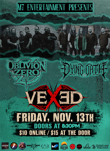 Oblivion Zero, Dying Oath, Trash Pandas & TBA poster
