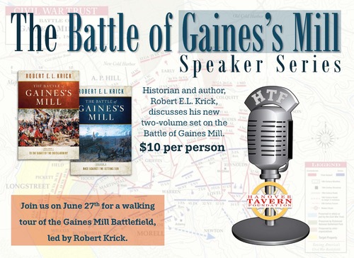 The Battle of Gaines's Mill Speaker Series & Walking Tour poster