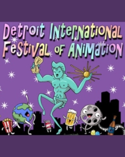 11th Annual Detroit International Festival of Animation (new) poster