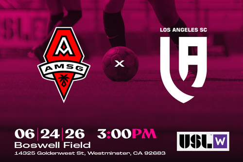 USL W - Match 9 vs LASC poster