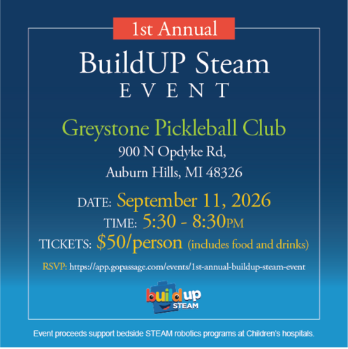1st Annual Buildup STEAM Event poster