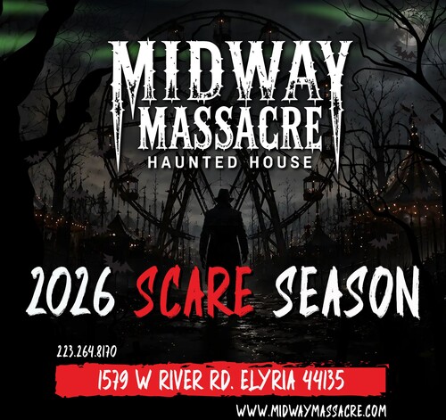 Midway Massacre Haunted House Influencer / Friends and Family Night         September 24th 7pm poster