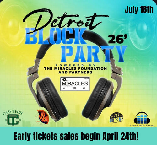 Detroit Block Party & Music & Fest '26 - July 18th poster