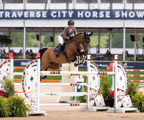 World-Class Horse Jumping in Traverse City | $116,500 Four G Surfaces CSI3* Grand Prix image